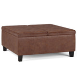 Ellis - Coffee Table Storage Ottoman Contemporary Design