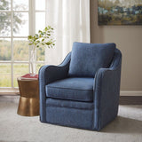 Wide Seat Arm Chair With 360 Degree Rotation