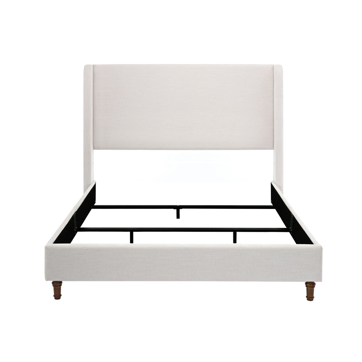 Hayden - Upholstered Wingback Bed With Tall Headboard