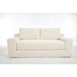 Convertible Loveseat Sofa Bed With Memory Foam & Steel Frame
