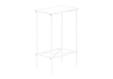 Accent Side Table, Narrow, Small, 2 Tier, Contemporary & Modern