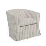 Zeniqua - Upholstered Velvet Swivel Chair With Loose Cover