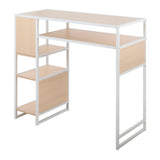 Display - Farmhouse Bar Height Table With Storage Space