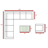 Stylish Sofa Seating Group With Cushions Perfect For Outdoor Gatherings