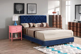 Elegant Transitional Upholstered Bed