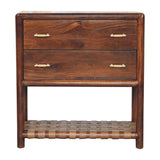 Regency - Woven 2 Drawer Nightstand - Brown