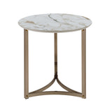 Aziz - Sintered Stone Top Round Coffee Table