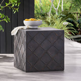 Outdoor Lightweight Concrete, Side Table - Copper