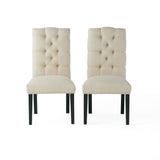 Harding - Tufted Dining Chair (Set of 2) - Natural