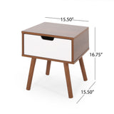 2 Toned Particle Board End Table