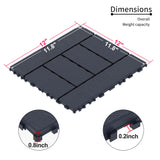 H Style Diy Module Interlocking Patio Deck Tiles