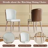 Table With Rotating Tray Scratch & Heat For Kitchen & Restaurant, 4 Chairs - White