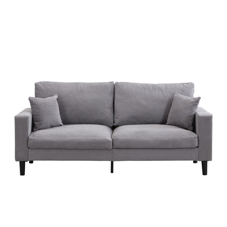 Modern Upholstered 3 Seat Sofa, High Resilience