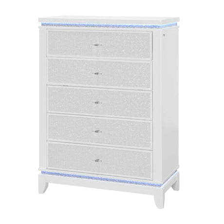 Adalid - Chest With LED Lighting - White
