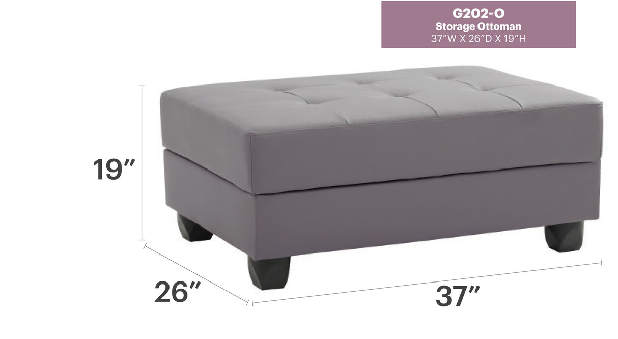 Stylish Storage Contemporary Ottoman