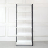 Fiona - Freestanding 3 Tower Wood Closet System With Metal Frame 7 Shelf Walk - White