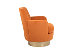 Teddy Swivel Barrel Chair, Swivel Accent Chairs Armchair For Living Room