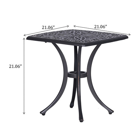 End Table - Gunmetal