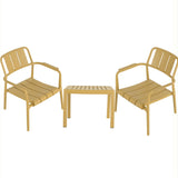 3 Piece Indoor / Outdoor Leisure Table And Chair Set