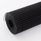 Vinyl Coated Hardware Cloth, 21 Gauge, Welded Wire Fence - Black