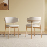 Dining Chair For Dining Room, Kitchen (Set of 2) - White
