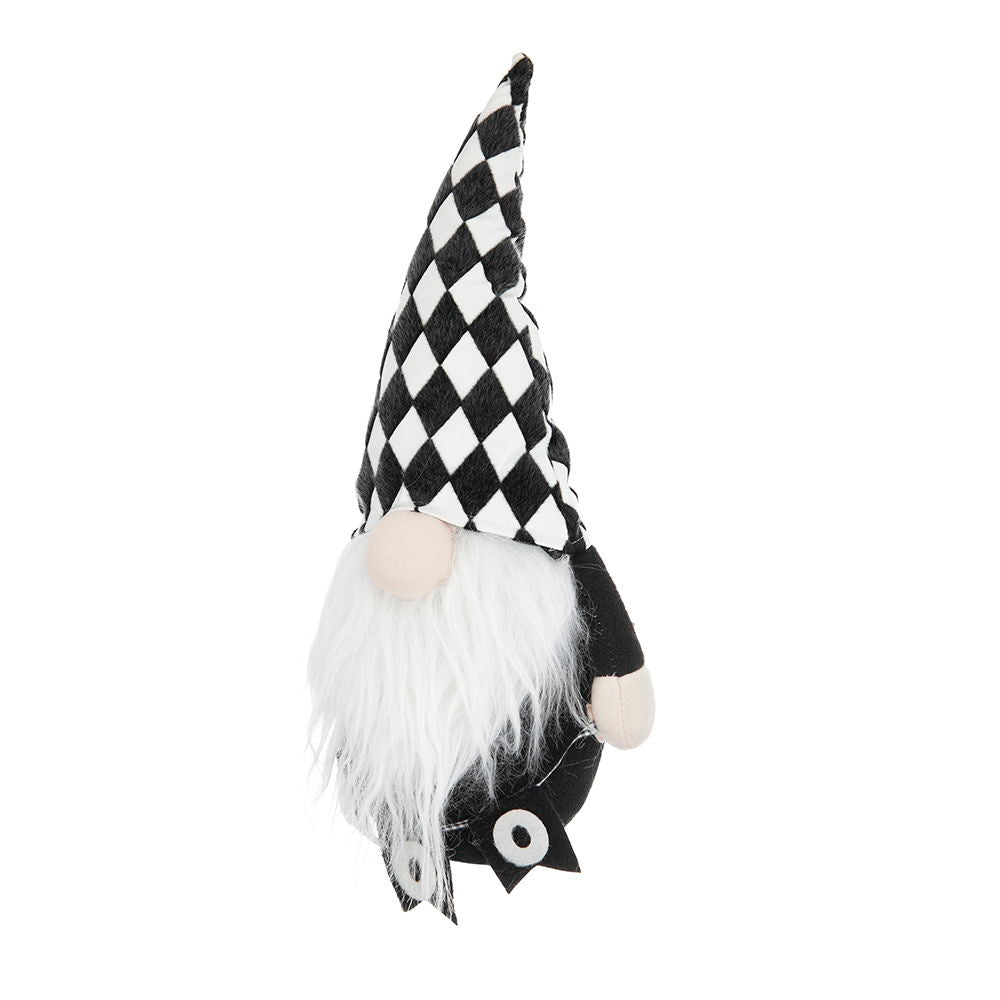 Gnome Decor, For Halloween Decor - Black / White