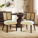 Rattan Dining Chair Without Arms (Set of 2)