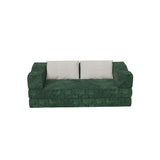 3 Seat Folding Floor Couch & King Size Bed Mattress