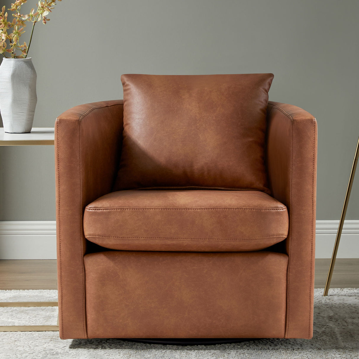 Sutton - Swivel Barrel Chair