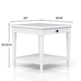 End Table With Storage Drawer