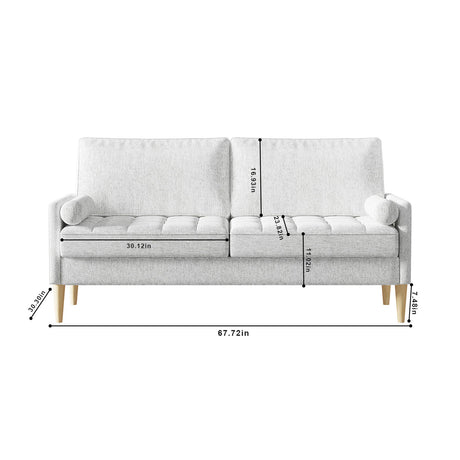 Roma - Modern 3 Seater Sofa Couch