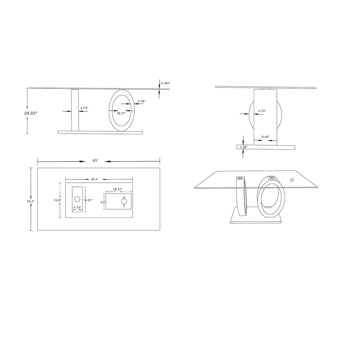 Royce - Dining Table Ecom