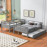 Bunk Bed With Ladder And Safety Guardrail