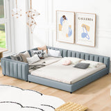 Upholstered Platform Bed, Mother & Child Bed