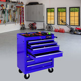 7 Drawers Multifunctional Tool Cart With Swivel Wheels