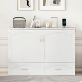 Murphy Wall Bed With Drawer And A Set Of Sockets & USB Ports, Pulley Structure Design