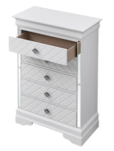 Verona - Stylish Chest - Silver Champagne