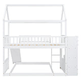 House Bunk Bed With Slide