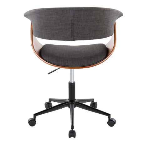 Vintage Mod - Mid-Century Modern Office Chair - Charcoal