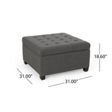 Isabella - Contemporary Ottoman With Storage