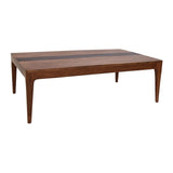 Wood Dining Table - Natural Wood / Brown