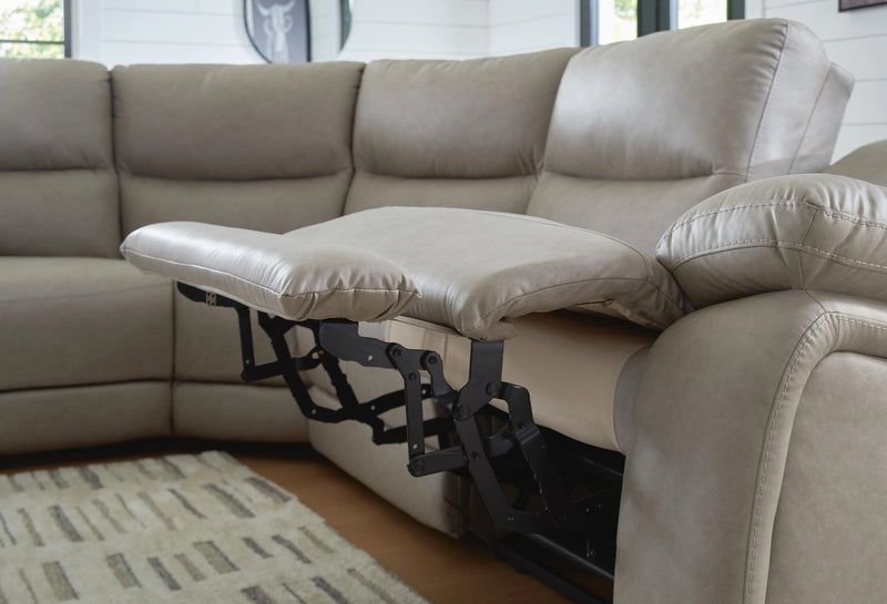 Narwhal Place Reclining Sectional with Storage Console