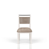 Rope Back Chair - Beige / Carmel