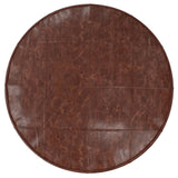 Connor - Handcrafted Round Pouf