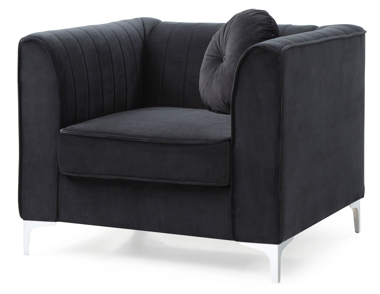 Contemporary Sloped Armchair