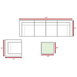 Stylish Wicker Patio Set Table