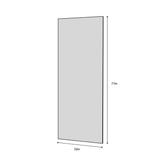 Modern Full Length Mirror With High Definition Shatter Proof Glass And Aluminum Alloy Frame