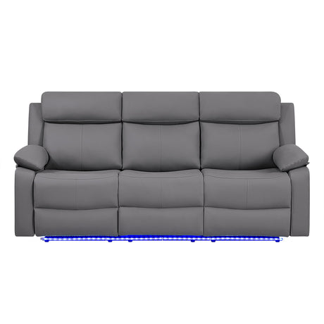 Blanche - Reclining Sofa With LED Lights