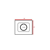 Powdercoated Fire Pit With Top