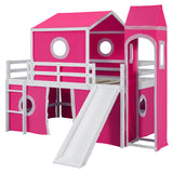 Loft Bed & Slide Tent And Tower